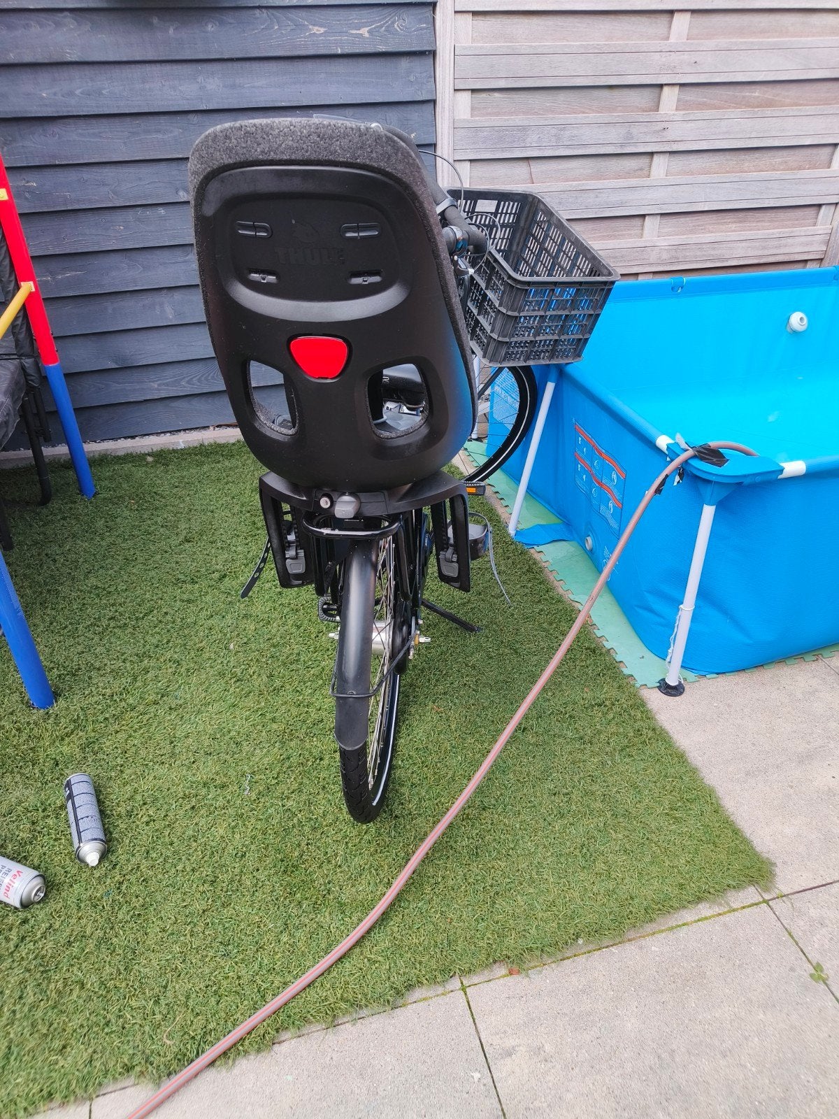 Moeder fiets met 7 versnellingen en kinderzitje, Velgrem, Versnellingen, Ophalen, Overige merken