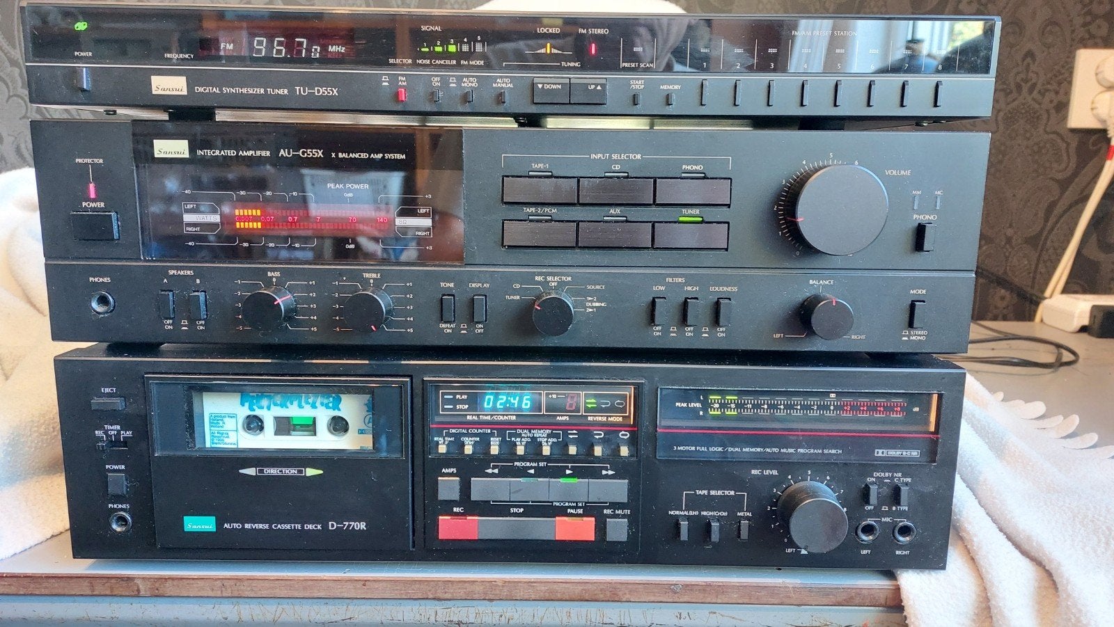 SANSUI STEREOSET VINTAGE, Ophalen of Verzenden, Zo goed als nieuw, Overige merken