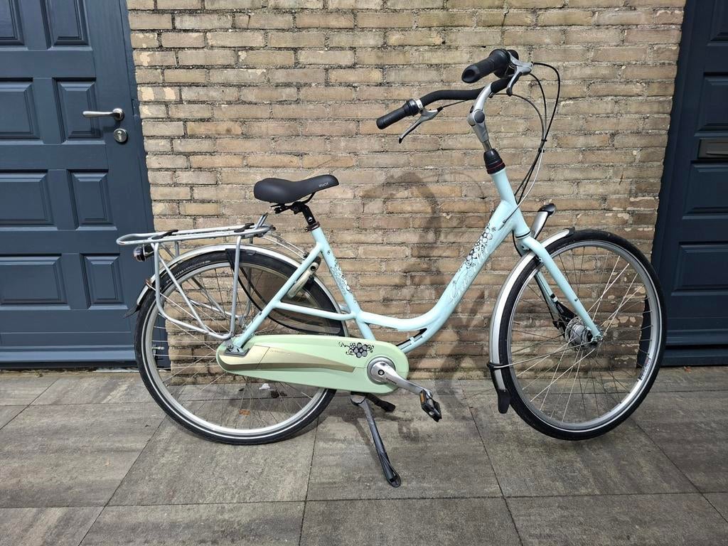 Gazelle Bloom moederfiets lichtblauw 53 cm, Ophalen, Versnellingen, 0 zitjes, Gazelle