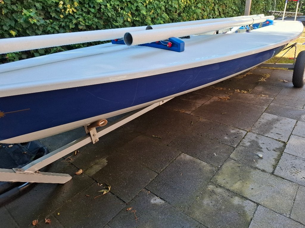Te koop: Laser standaard rompnummer 160529, Watersport en Boten, Ophalen, Laser, Gebruikt, Zelflozend