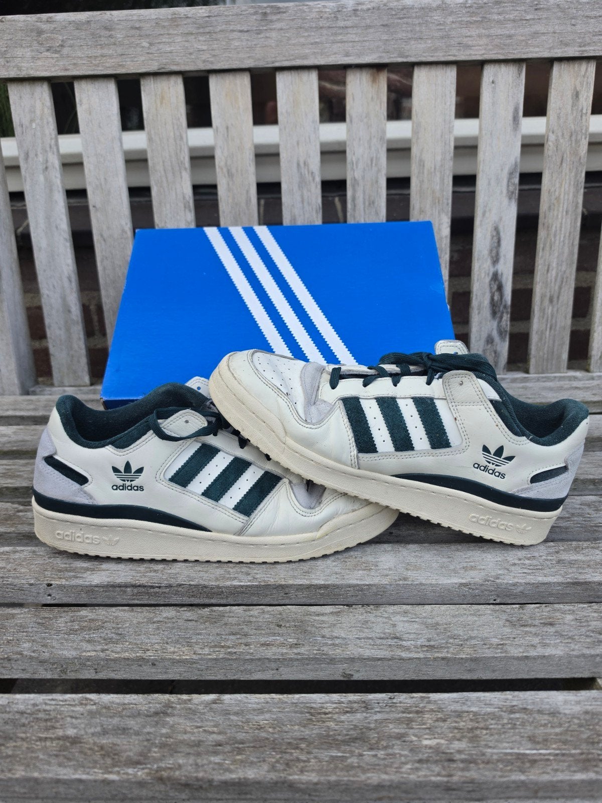 adidas sneakers maat 43 groen/wit, Ophalen of Verzenden