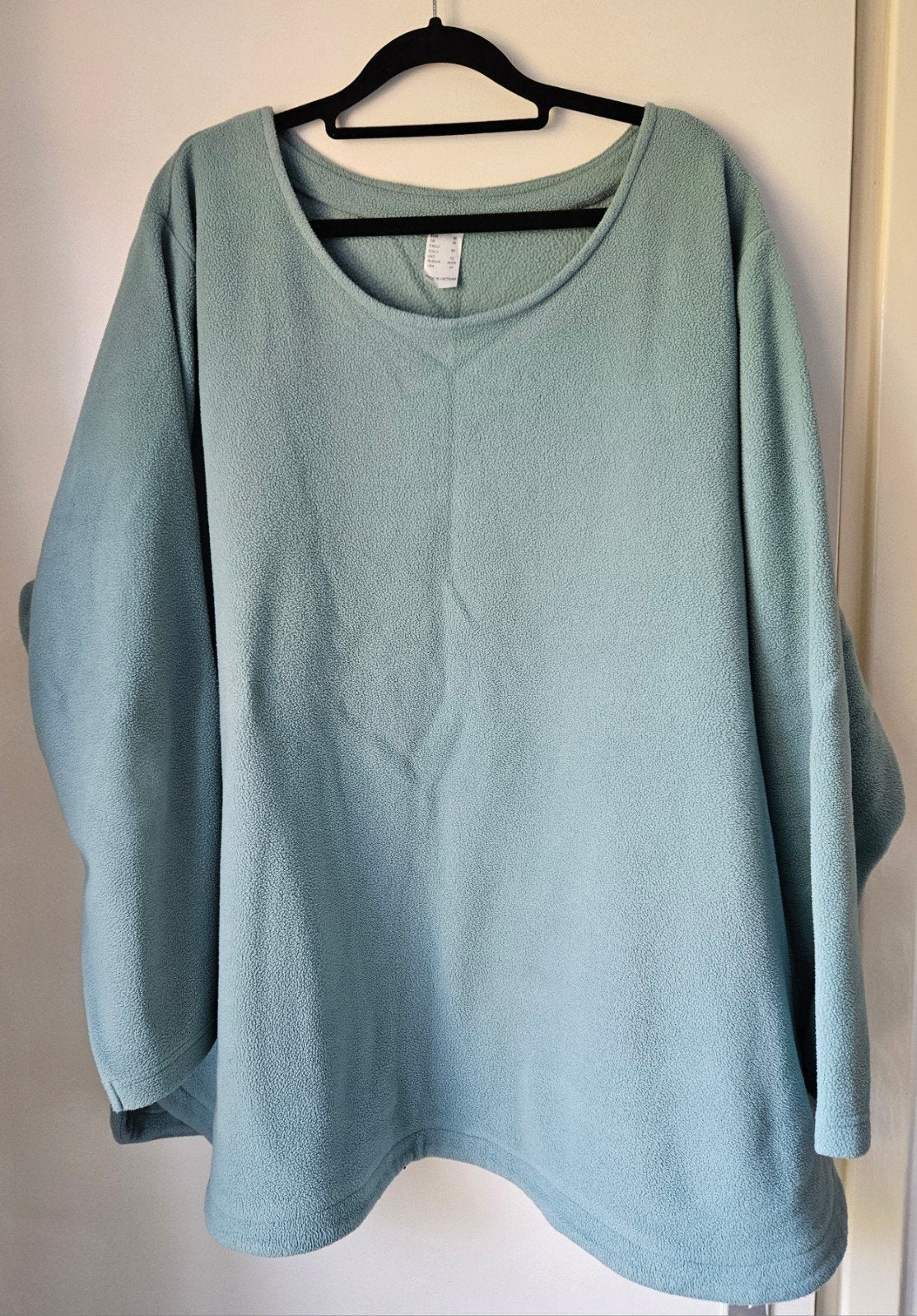 fleece trui mintgroen mt.56, Ophalen of Verzenden, Zo goed als nieuw, Groen, Trui of Vest