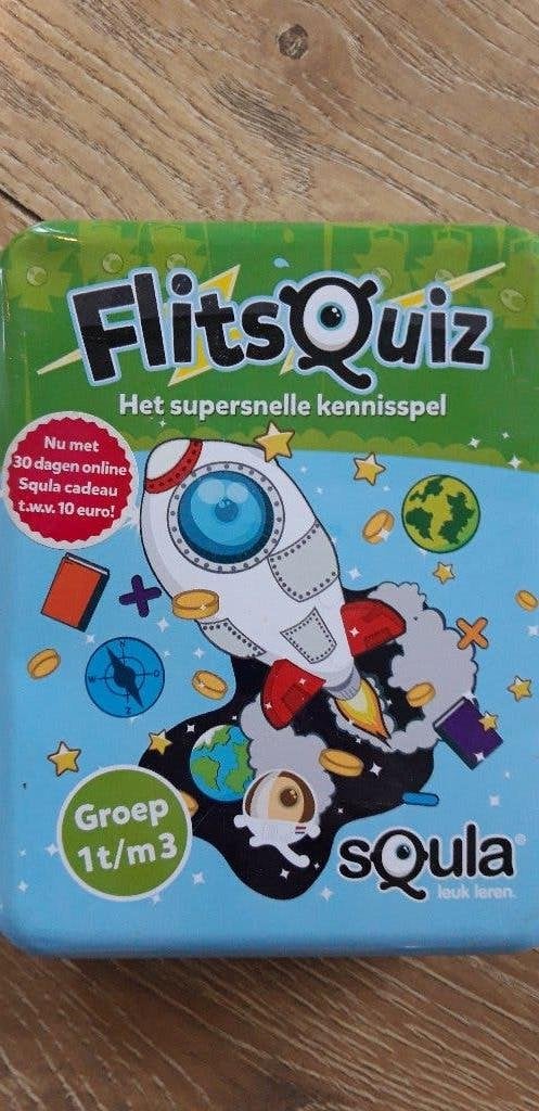 Squla spelkaarten flitsquiz groep 1-3, Ophalen of Verzenden, Bouwen