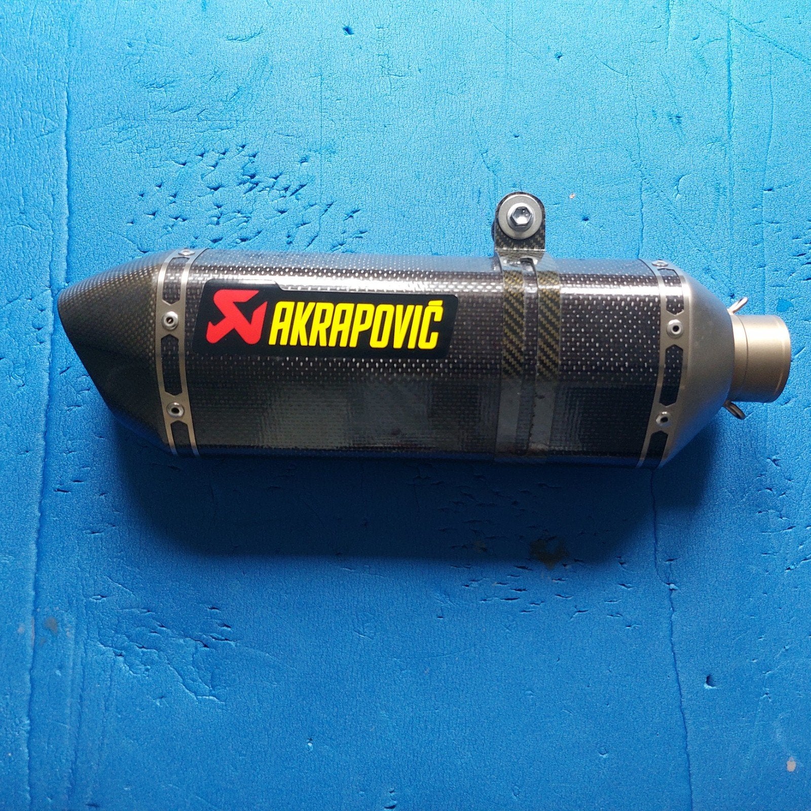 Akrapovic Einddempers (set van 2) - Carbon/Titanium, Motoren, Ophalen of Verzenden