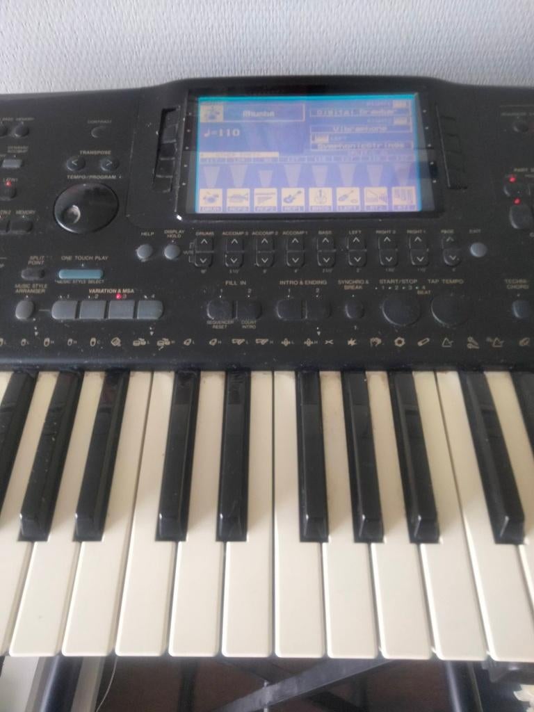 Te koop nog een heel goed spelen technics Kn 3000, Ophalen, Aanslaggevoelig, Technics, 61 toetsen