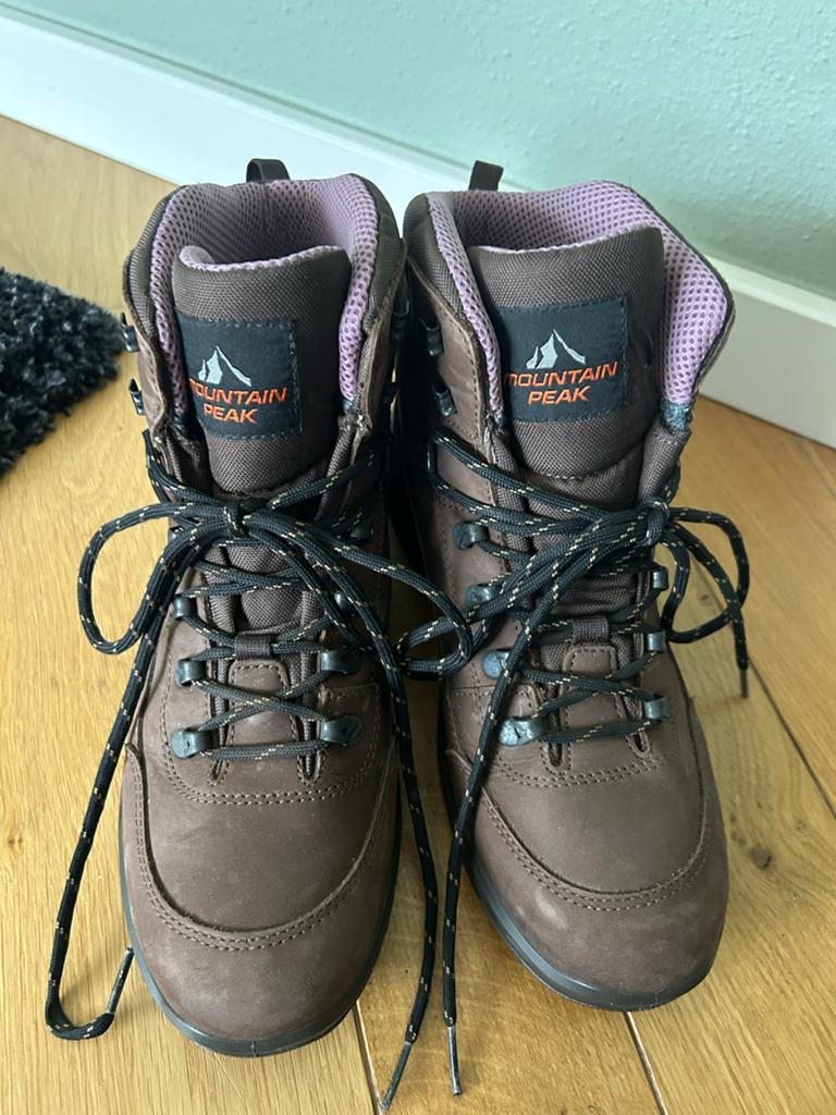 Mountain Peak wandelschoenen bruin, maat 41 - Zo goed als ni, Ophalen of Verzenden, Zo goed als nieuw, Schoenen