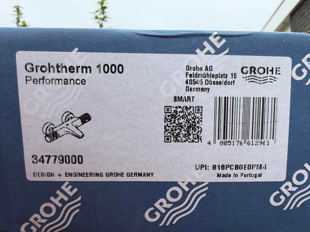 Grohe 1000 Performance Bad- en Douchekraan Chroom, Ophalen of Verzenden, Nieuw, Chroom, Kraan