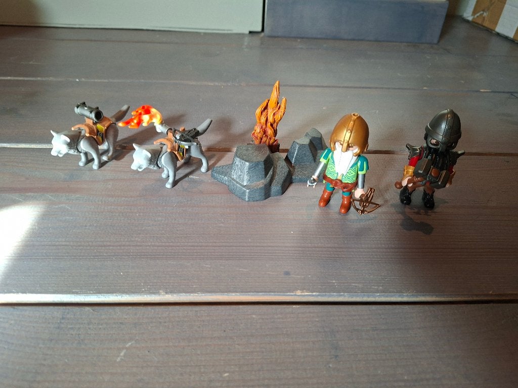 Playmobil setje dwergridders met wolven, Kinderen en Baby's, Speelgoed | Playmobil, Complete set, Ophalen of Verzenden, Zo goed als nieuw