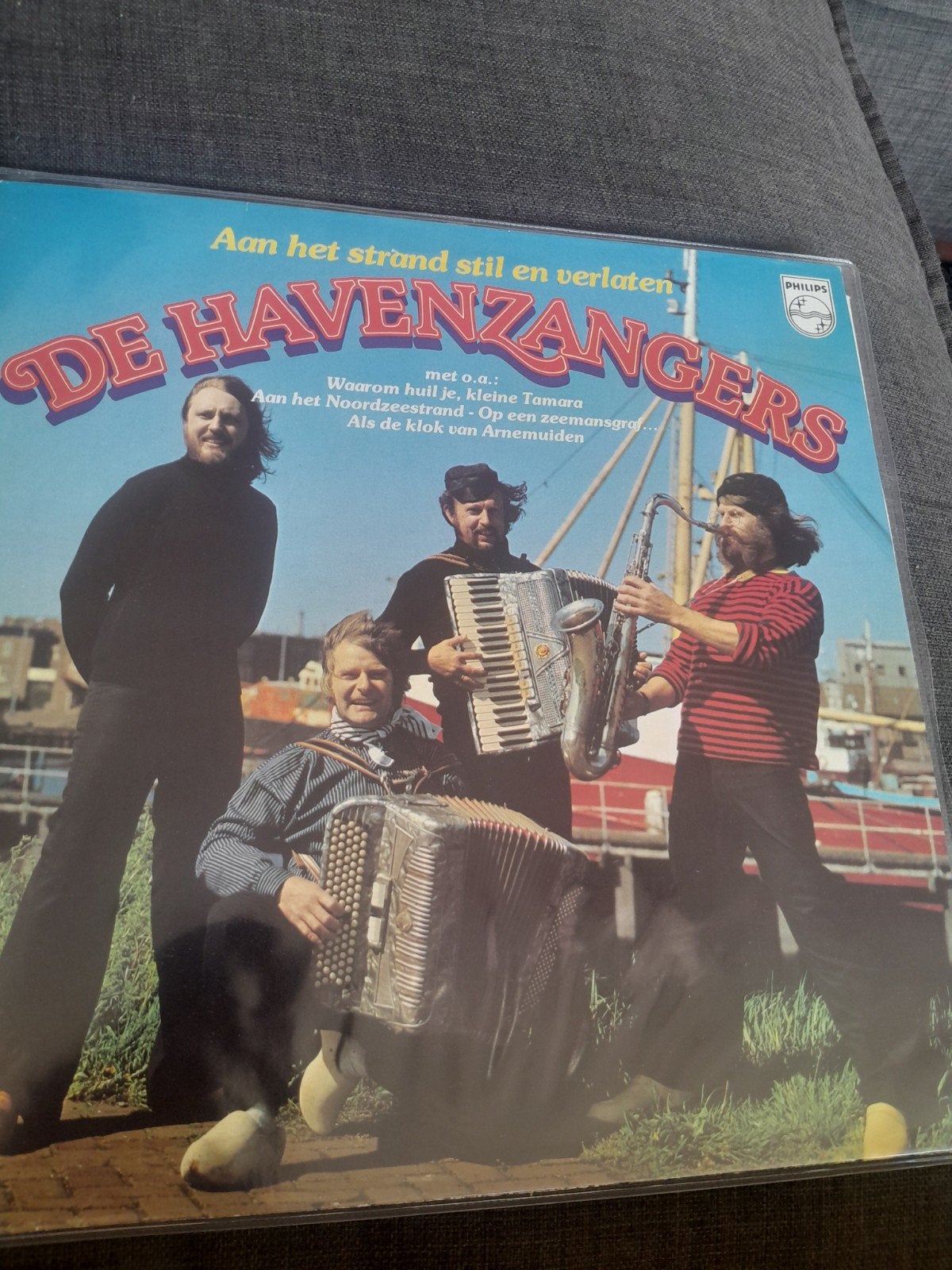 De Havenzangers Aan het strand stil en verlaten, Ophalen of Verzenden, 12 inch, Levenslied of Smartlap