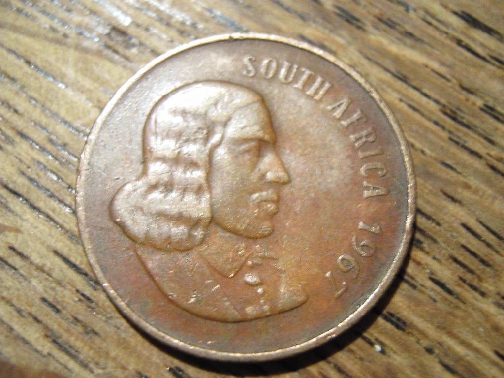 South Africa 2 Cents 1967, Jan van Riebeeck #525, Ophalen of Verzenden, Zuid-Afrika, Losse munt