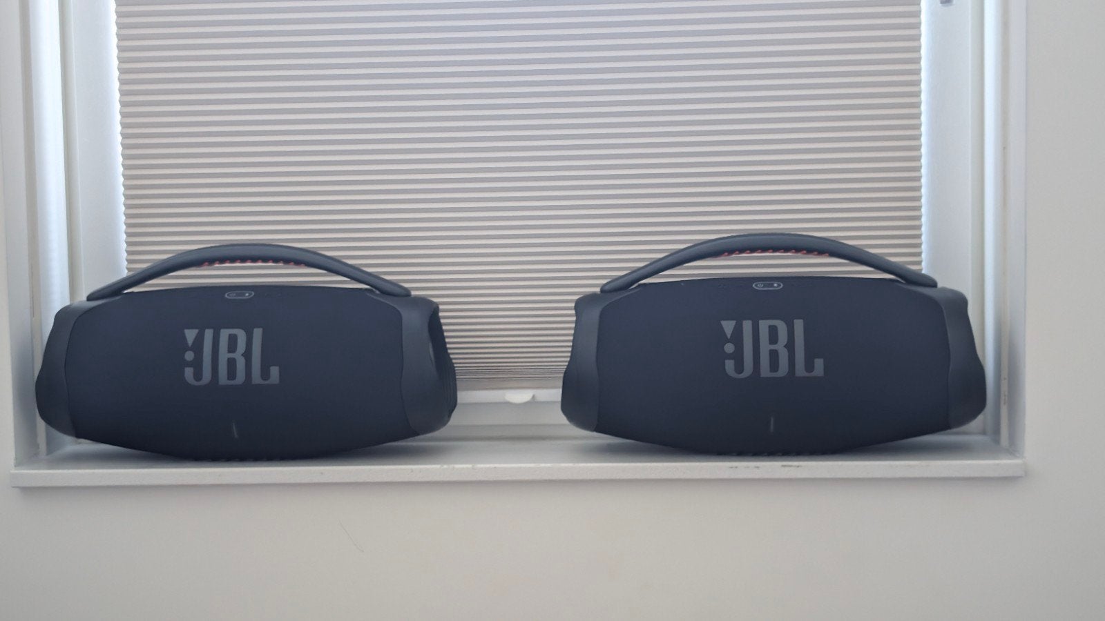 Jbl boombox stereoset, vaste prijs, Ophalen, JBL