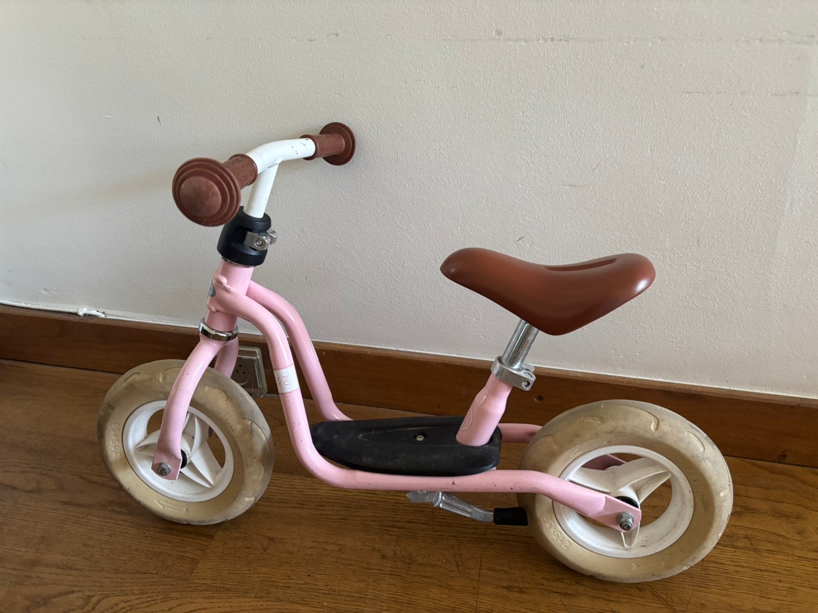 Puky loopfiets - Roze, Ophalen, Zo goed als nieuw, Loopfiets