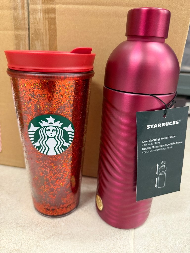 2x Originele Starbucks Bekers / Drinkflessen Limited Edition, Verzenden, Overige typen, Nieuw, Overige stijlen