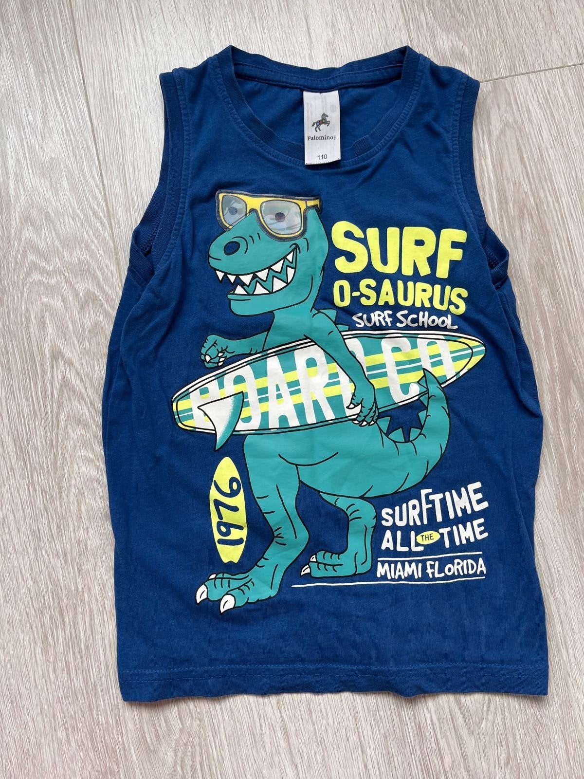 Palomino Dino Surf T-shirt Maat 110, Ophalen, Shirt of Longsleeve, Jongen, Palomino