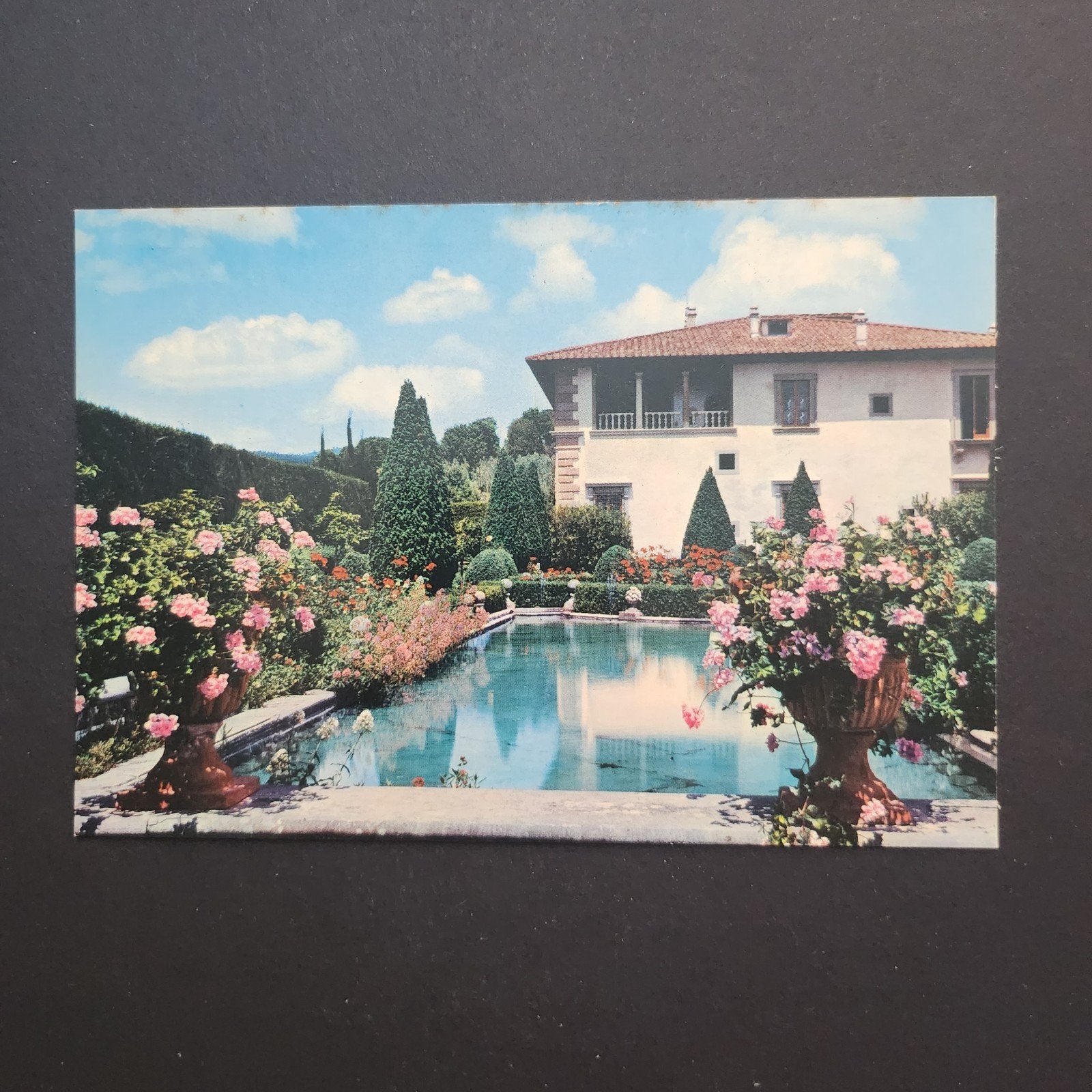 Ansichtkaart Villa Gamberaia, Florence - Ongelopen, Verzenden, Ongelopen, Italië