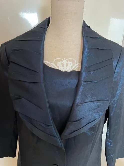 m.i.m. Jasje met bijpassende top maat 44/46[dmv], Blauw, Maat 46/48 (XL) of groter, Ophalen of Verzenden, Zo goed als nieuw