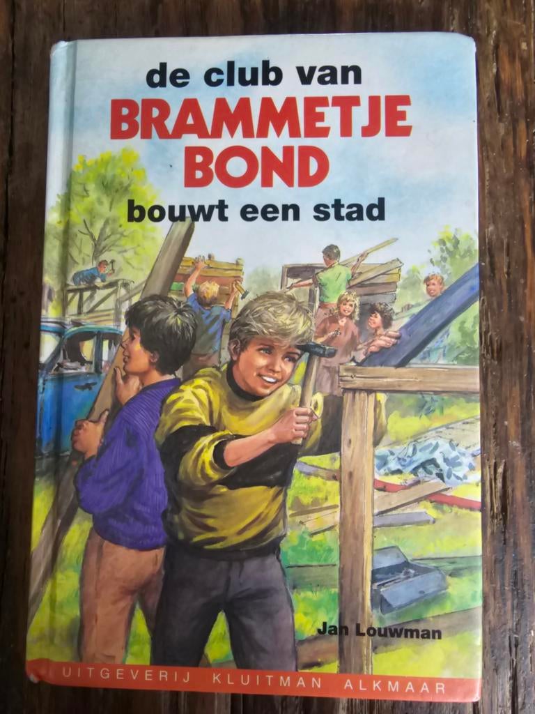 De Club van Brammetje Bond bouwt een stad - Jan Louwman, Ophalen, Gelezen, Jan Louwman, Fictie algemeen