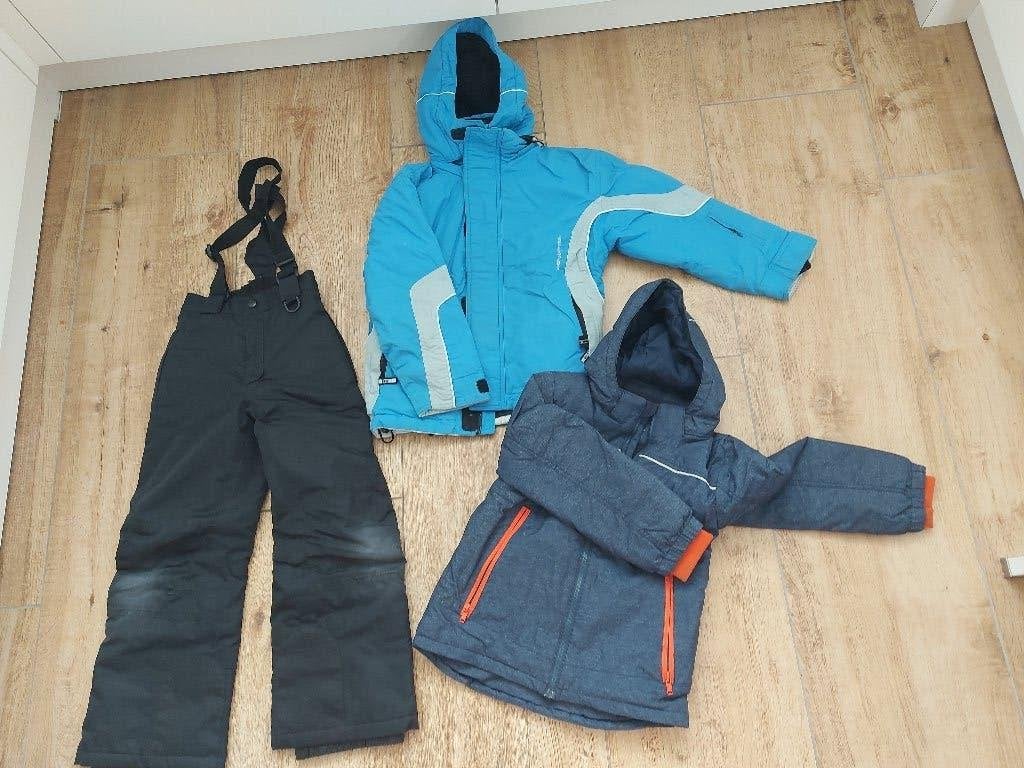 Skikleding,(Winter)jassen,broeken,regenbroeken, maat 122/128, Ophalen, Gebruikt, Jongen of Meisje, Broek