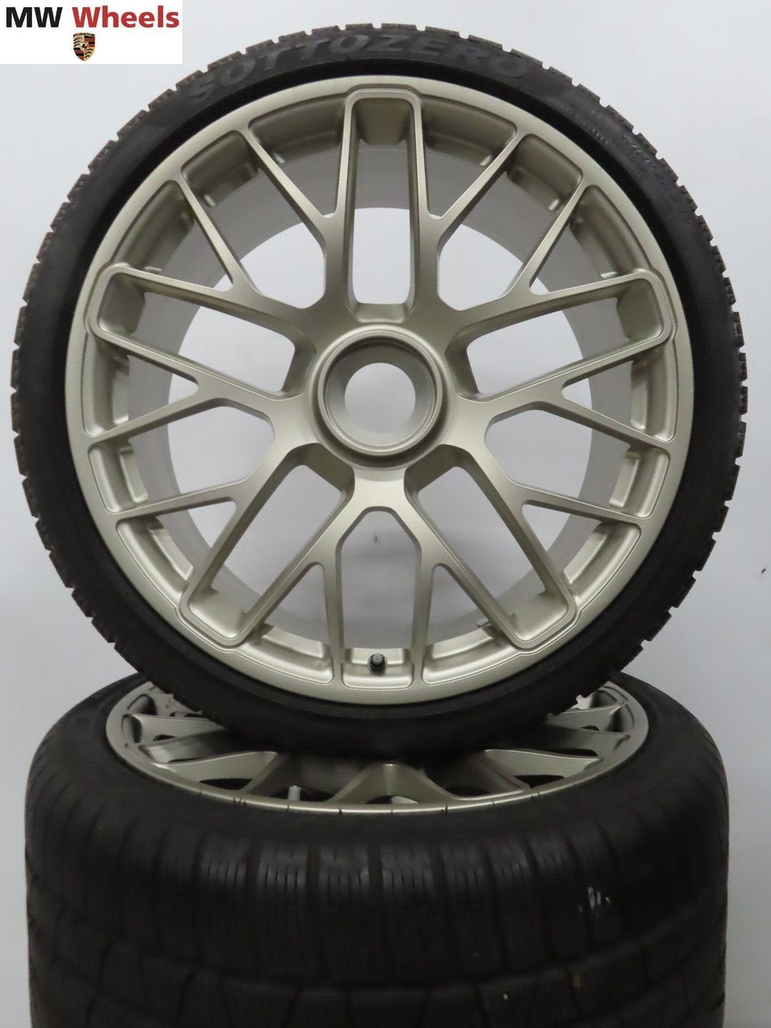 Porsche 20 inch Origineel 911 991 velgen Turbo winterbanden, -, -, Banden en Velgen, 20 inch