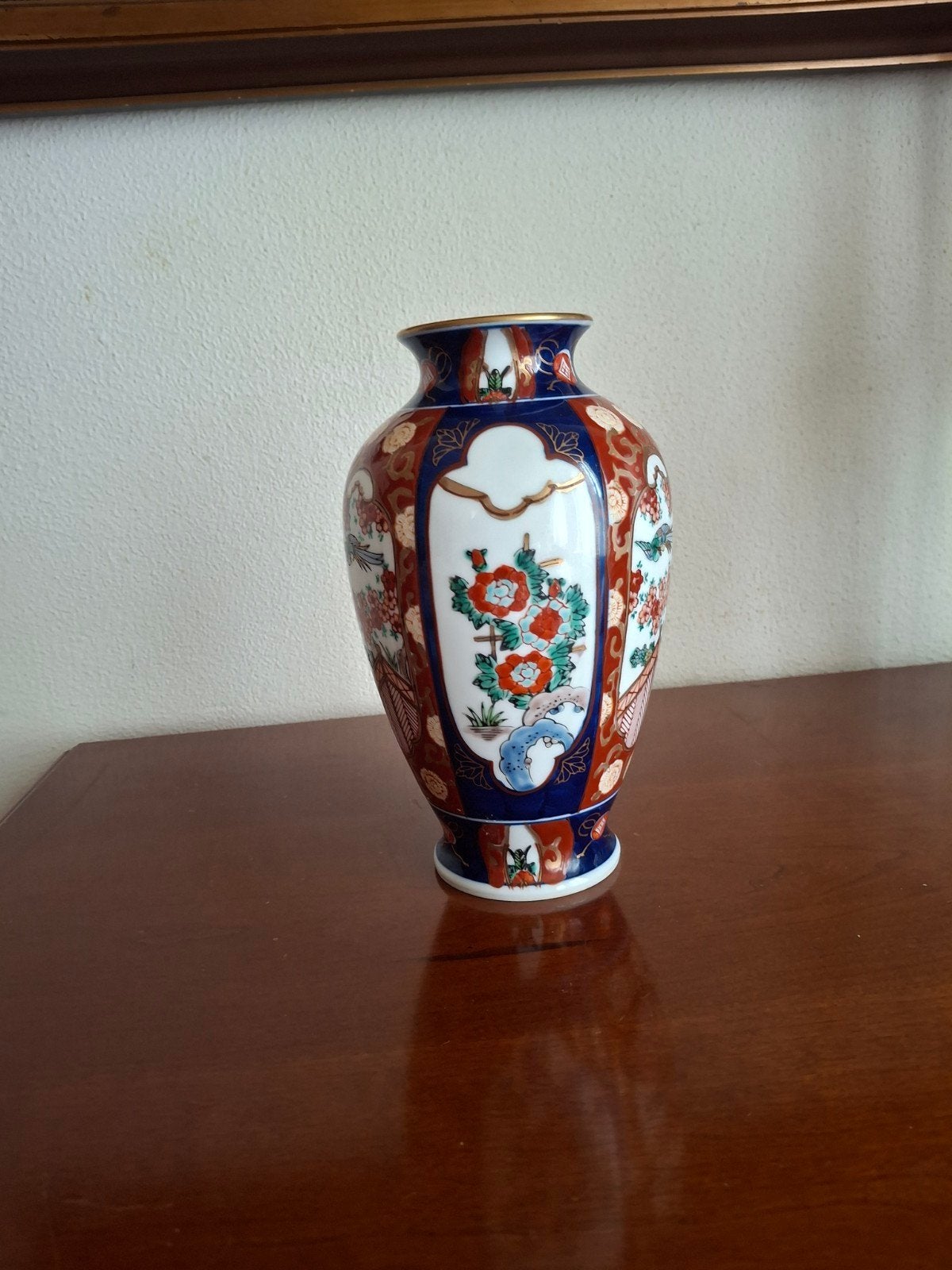 Japanse vaas 22cm hoog, Ophalen of Verzenden
