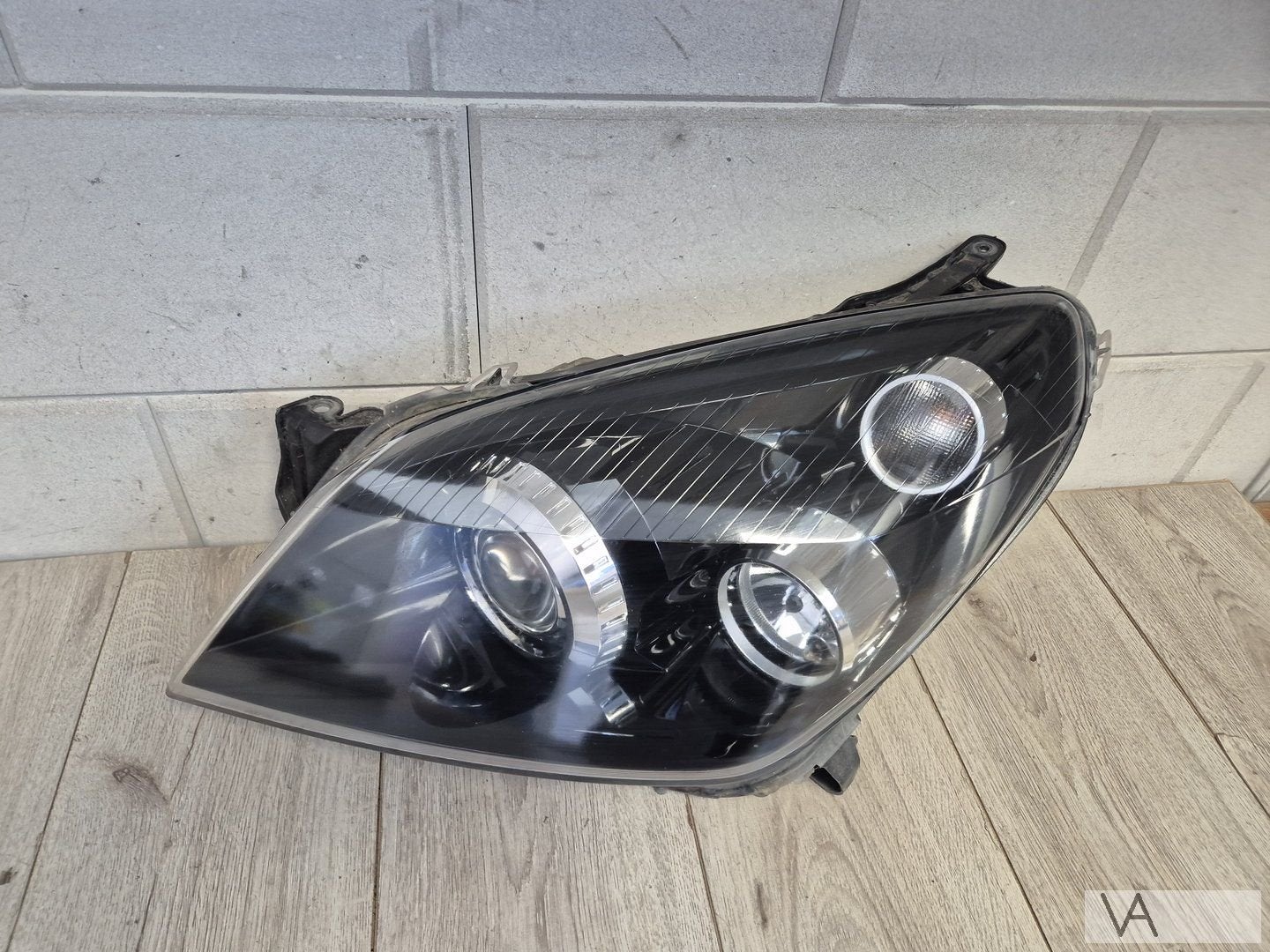 Koplamp links XENON voor Opel Astra H 2004 - 2010 zwart, Gebruikt, -, -, Opel