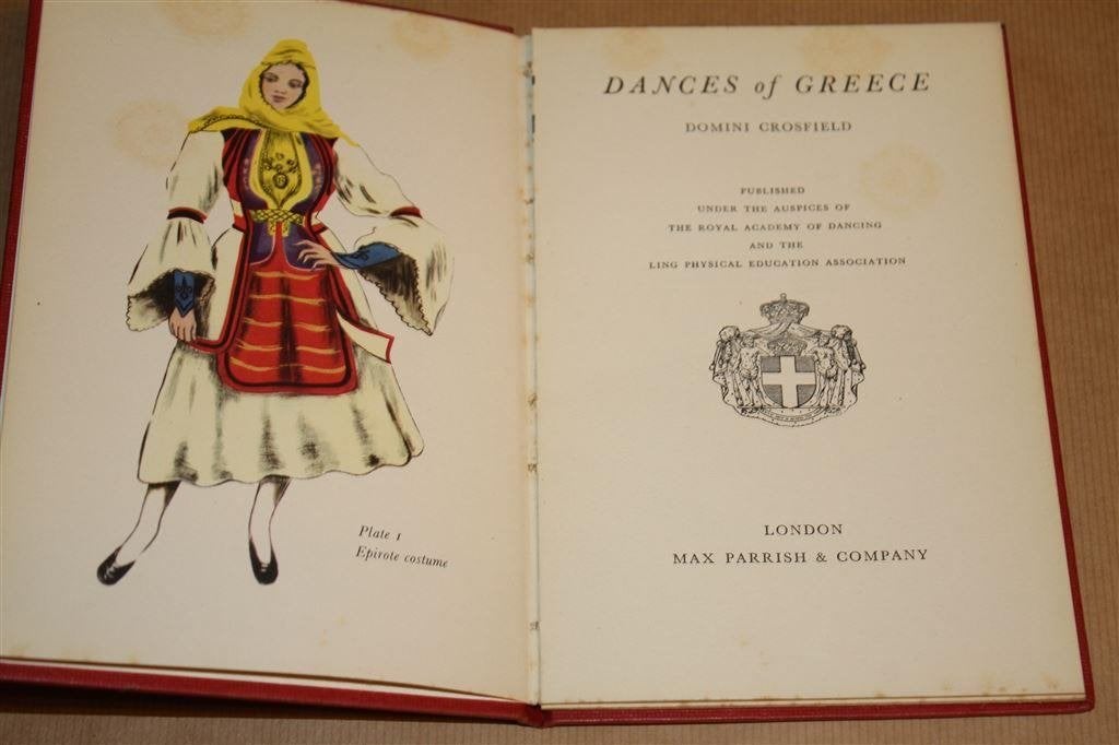 Dances of Greece [1957]. Handboek Europese volksdansen., Boeken, Kunst en Cultuur | Dans en Theater, Ophalen of Verzenden, Gelezen
