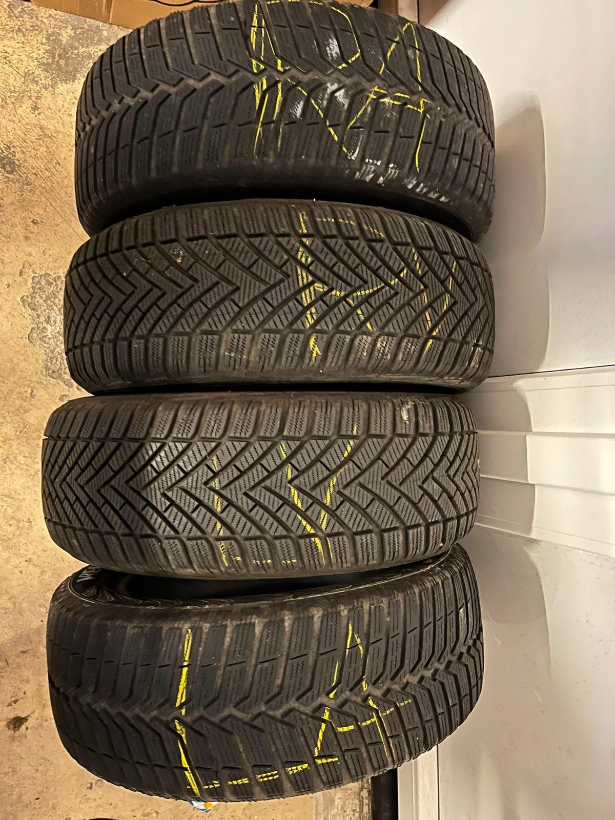 4 winterbanden vredestein, Auto-onderdelen, Banden en Velgen, Ophalen, Gebruikt, 16 inch, Band(en)