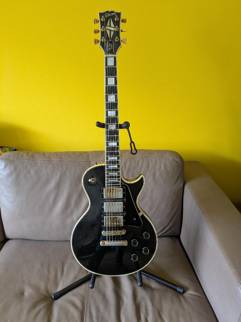 Gibson Les Paul Custom 1979 Black Beauty 3 PU, Muziek en Instrumenten, Ophalen, Gebruikt, Solid body, Gibson