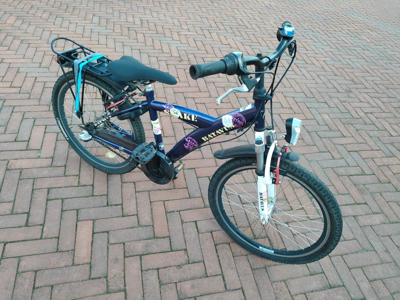Batavus snake fiets 22 inch met 3 speed, Ophalen, Terugtraprem, 20 inch of meer, Batavus Snake fiets