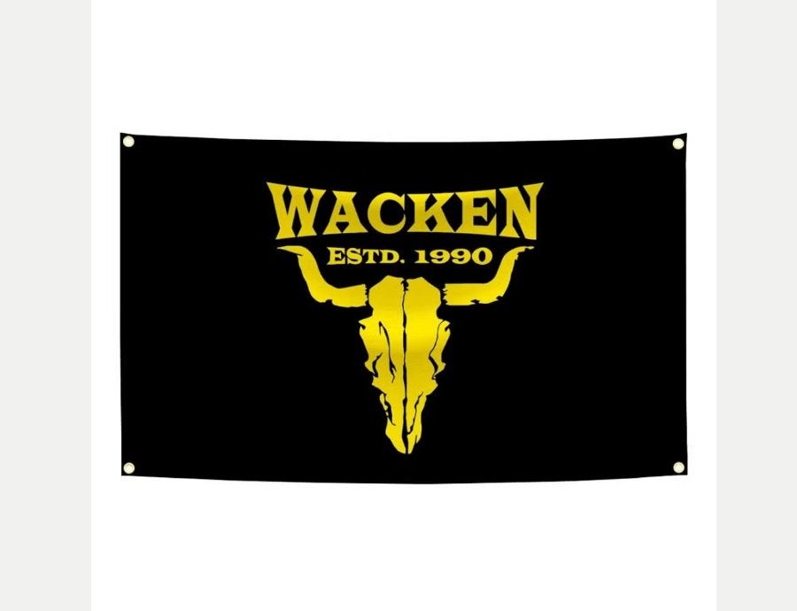 Grote vlaggen Wacken open air (150x90cm), Ophalen of Verzenden, Nieuw