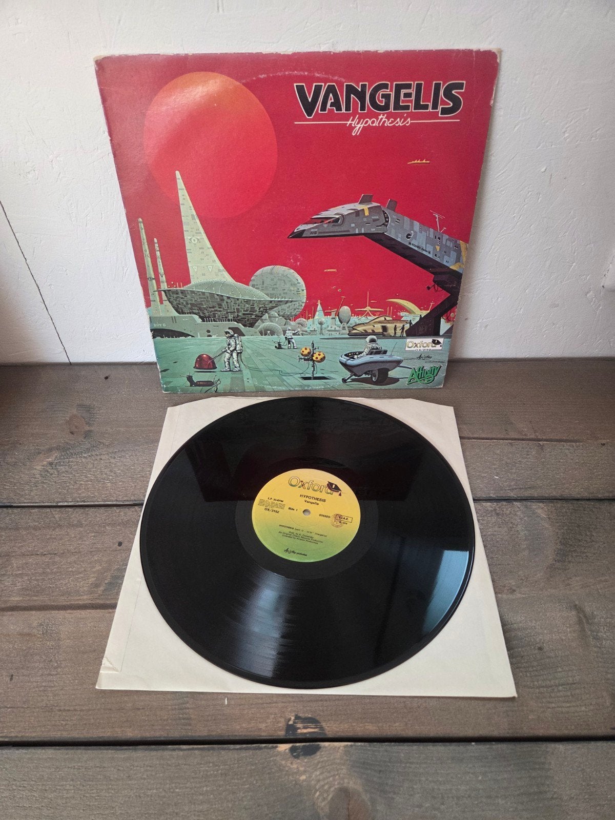Vangelis - Hypothesis LP (1978) - Sci-Fi Cover, Ophalen of Verzenden, 1970 - 1979, Gebruikt, 12 inch