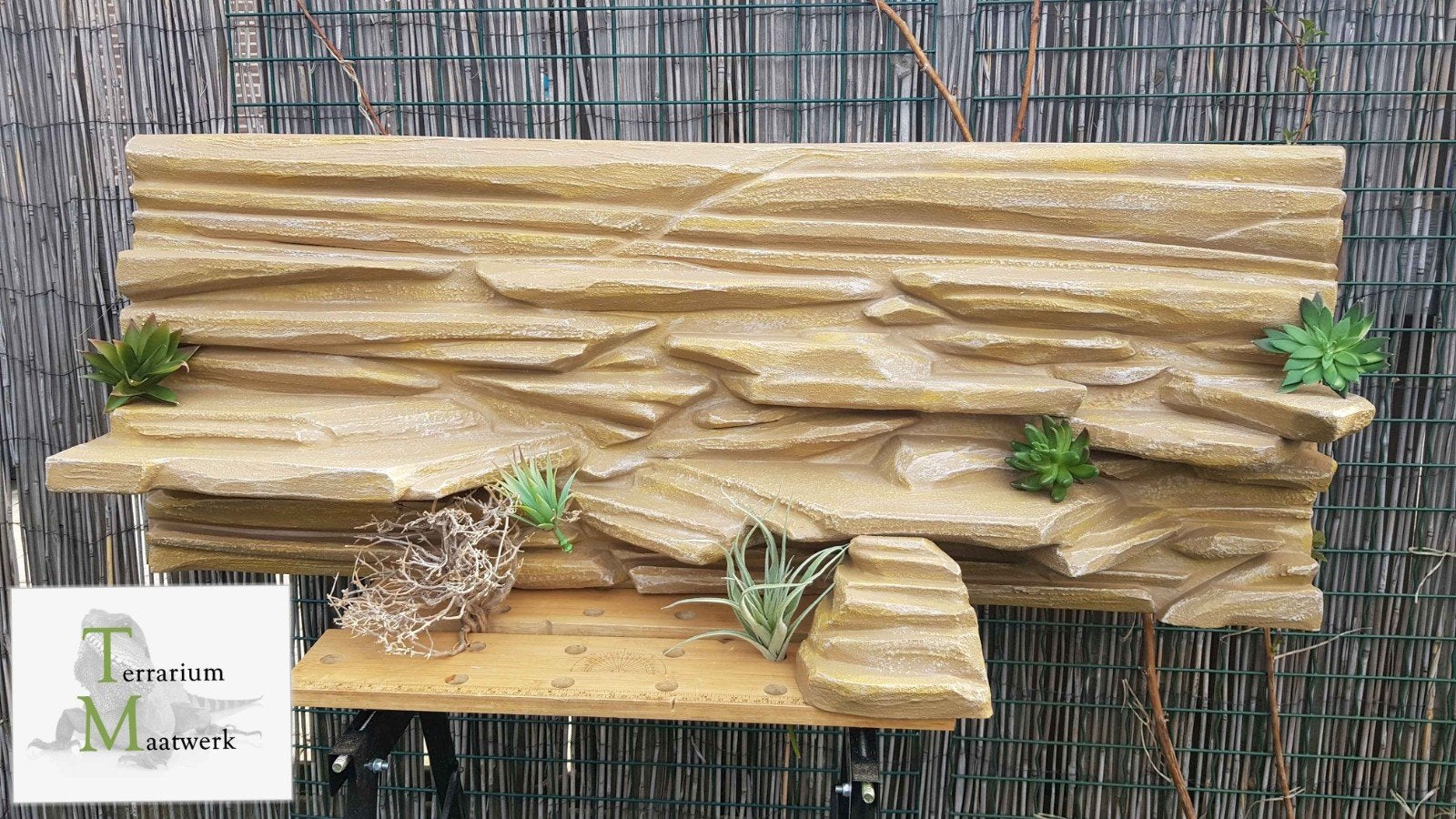 3d Terrarium Achterwand 120x50, Dieren en Toebehoren, Reptielen en Amfibieën | Toebehoren, Ophalen, Nieuw