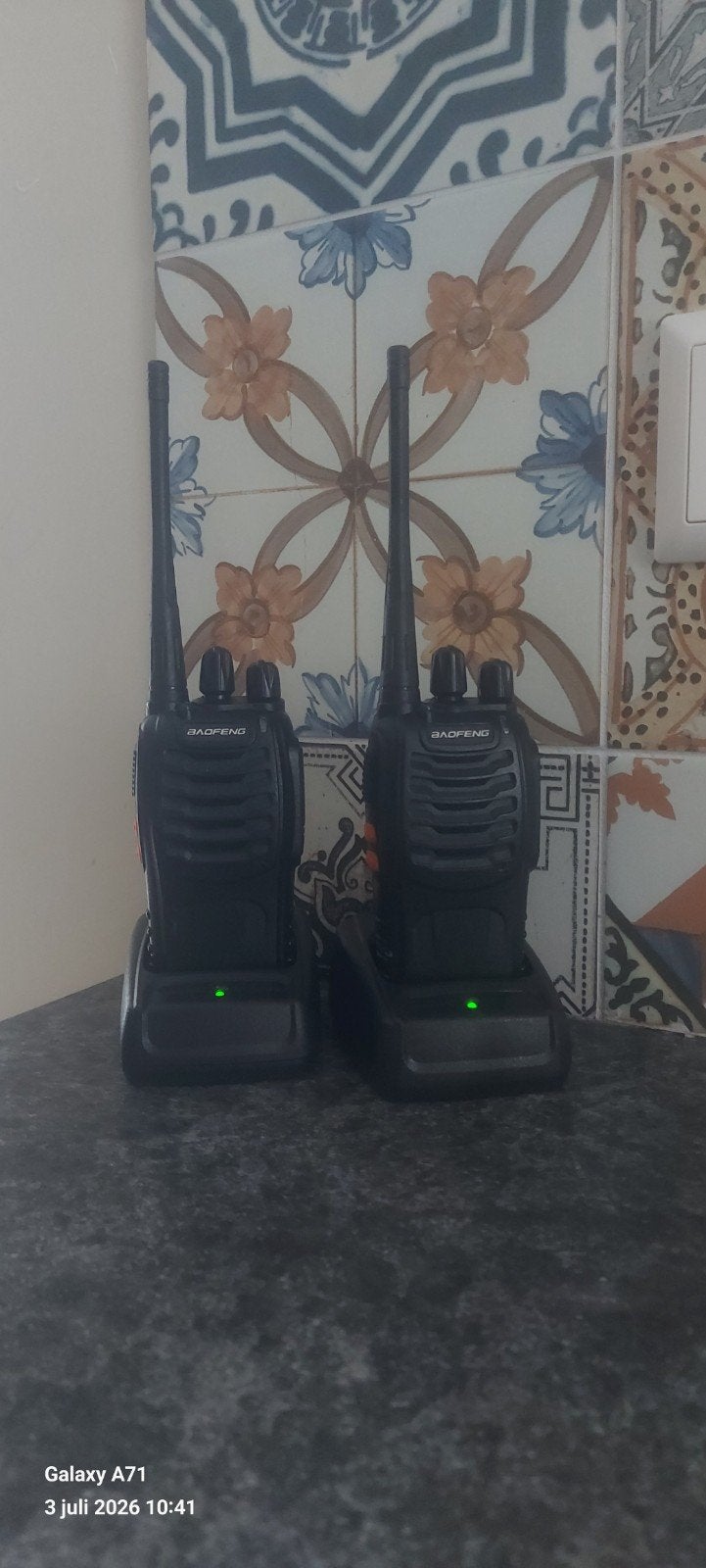 2 Professionele Portofoons, Telecommunicatie, Portofoons en Walkie-talkies, Ophalen, Zo goed als nieuw, Portofoon of Walkie-talkie