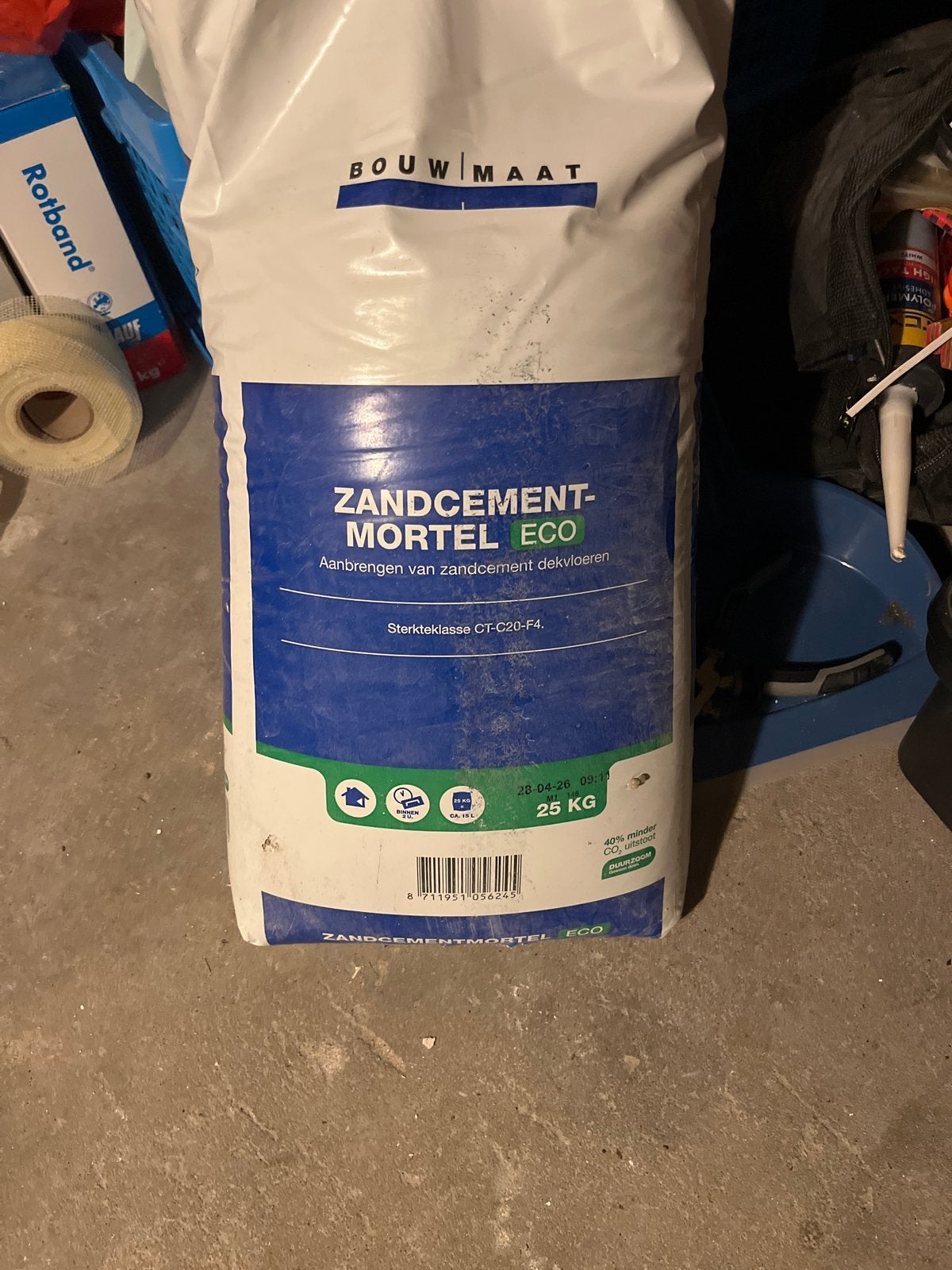 Bouwmaat Zandcementmortel ECO 25 KG, Ophalen, Nieuw, Overige typen