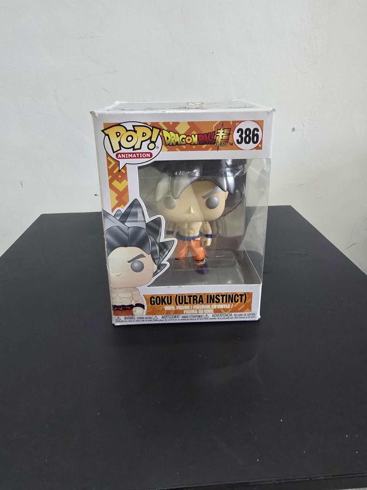 Funko Pop! Dragon Ball Super Goku (Ultra Instinct) #386, Ophalen of Verzenden, Gebruikt