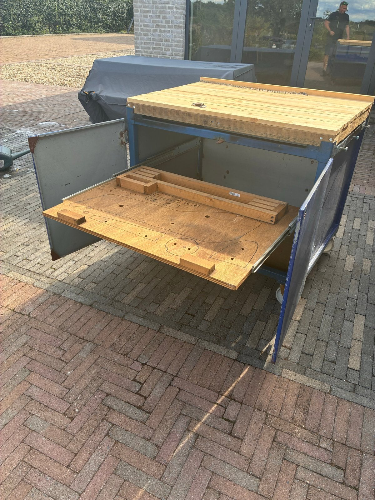 Werkbank mobiel/verrijdbaar, Ophalen, Gebruikt