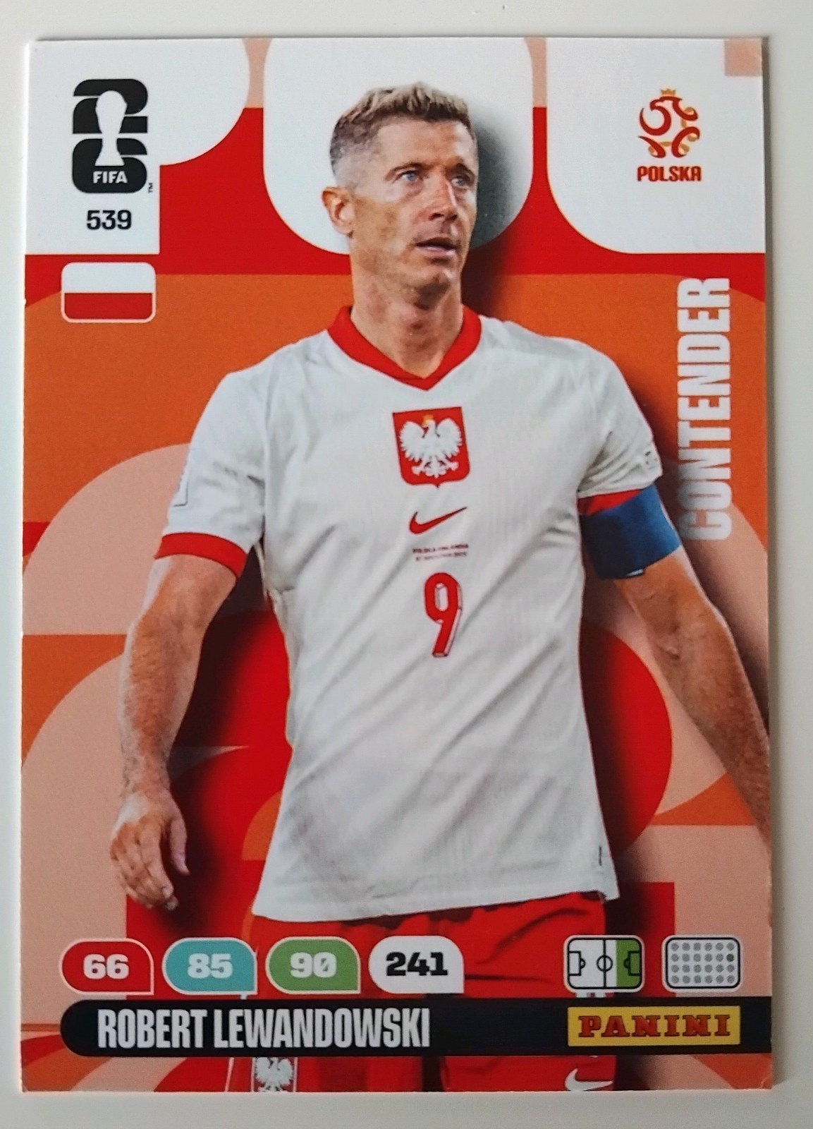 Panini Adrenalyn WK 2026 #539 Robert Lewandowski Polen, Ophalen, Nieuw, Buitenlandse clubs, Poster, Plaatje of Sticker