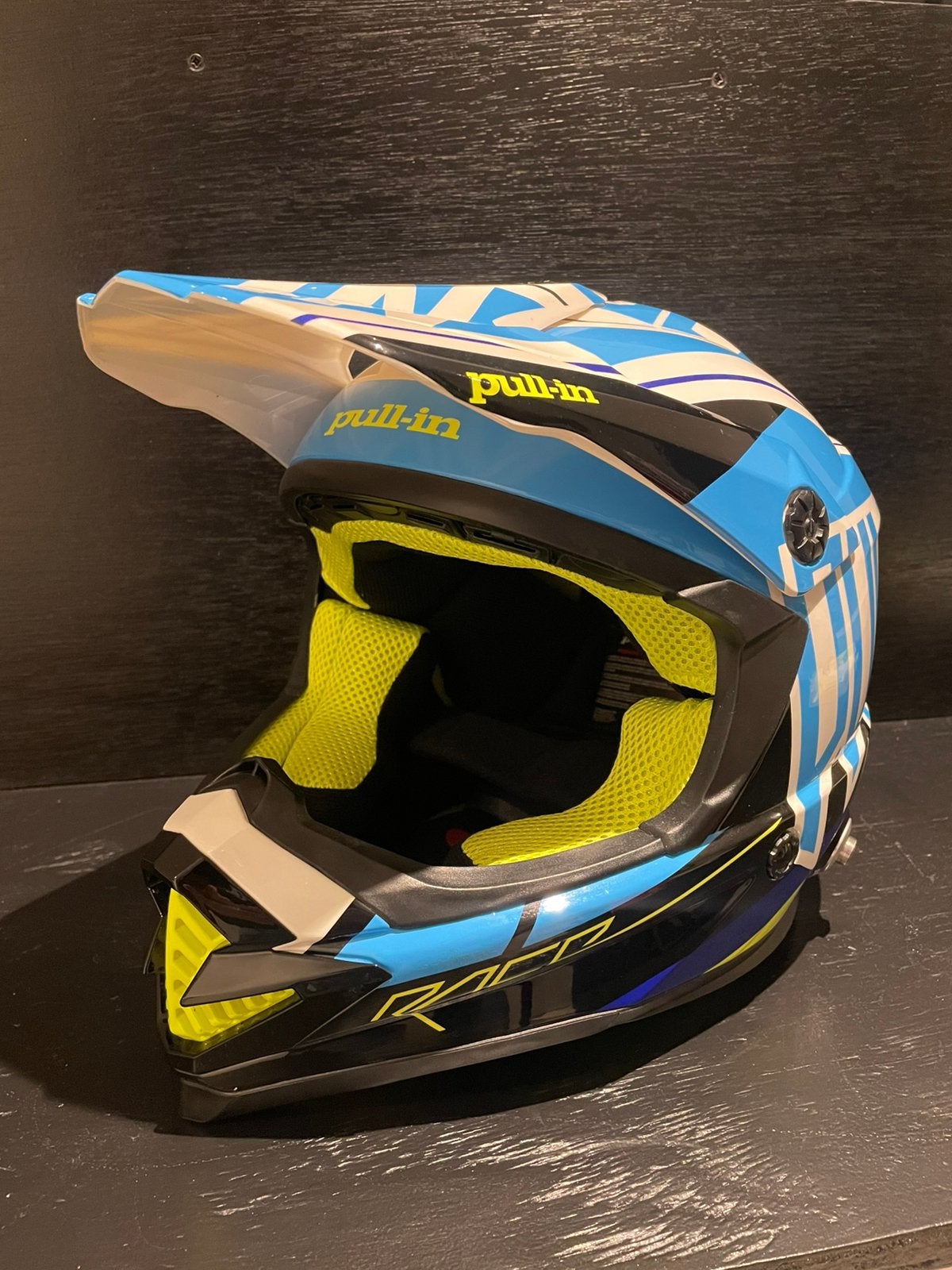 Pull-In crosshelm met hans clips, Overige merken, XS, Offroadhelm, Ophalen of Verzenden