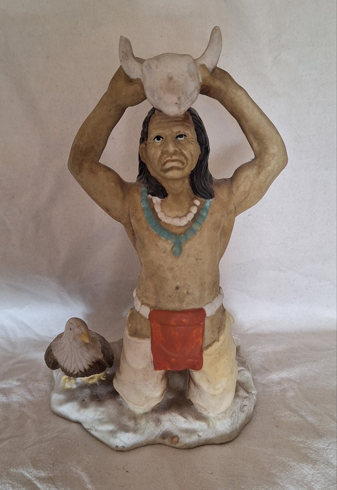 Vintage porseleinen indianenbeeld, Ophalen