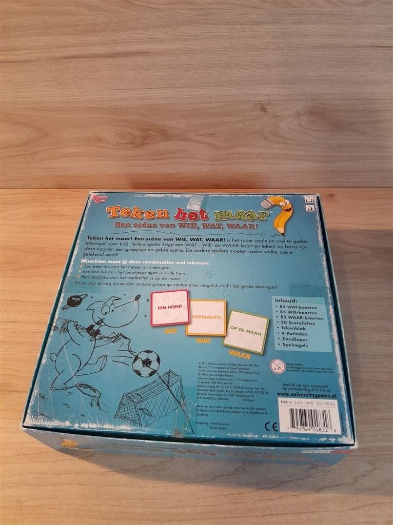 Teken het maar - s5986, Hobby en Vrije tijd, Gezelschapsspellen | Bordspellen, Verzenden, Zo goed als nieuw