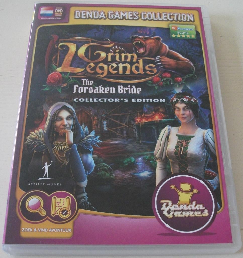 PC Game *** GRIM LEGENDS 1 *** The Forsaken Bride, Spelcomputers en Games, Games | Pc, Zo goed als nieuw, Puzzel en Educatief