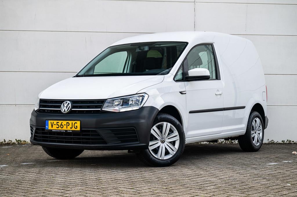 Volkswagen Caddy 1.0 TSI 102pk L1 Comfortline MARGE |Airco|N, Auto's, Voorwielaandrijving, Stof, Gebruikt, Wit