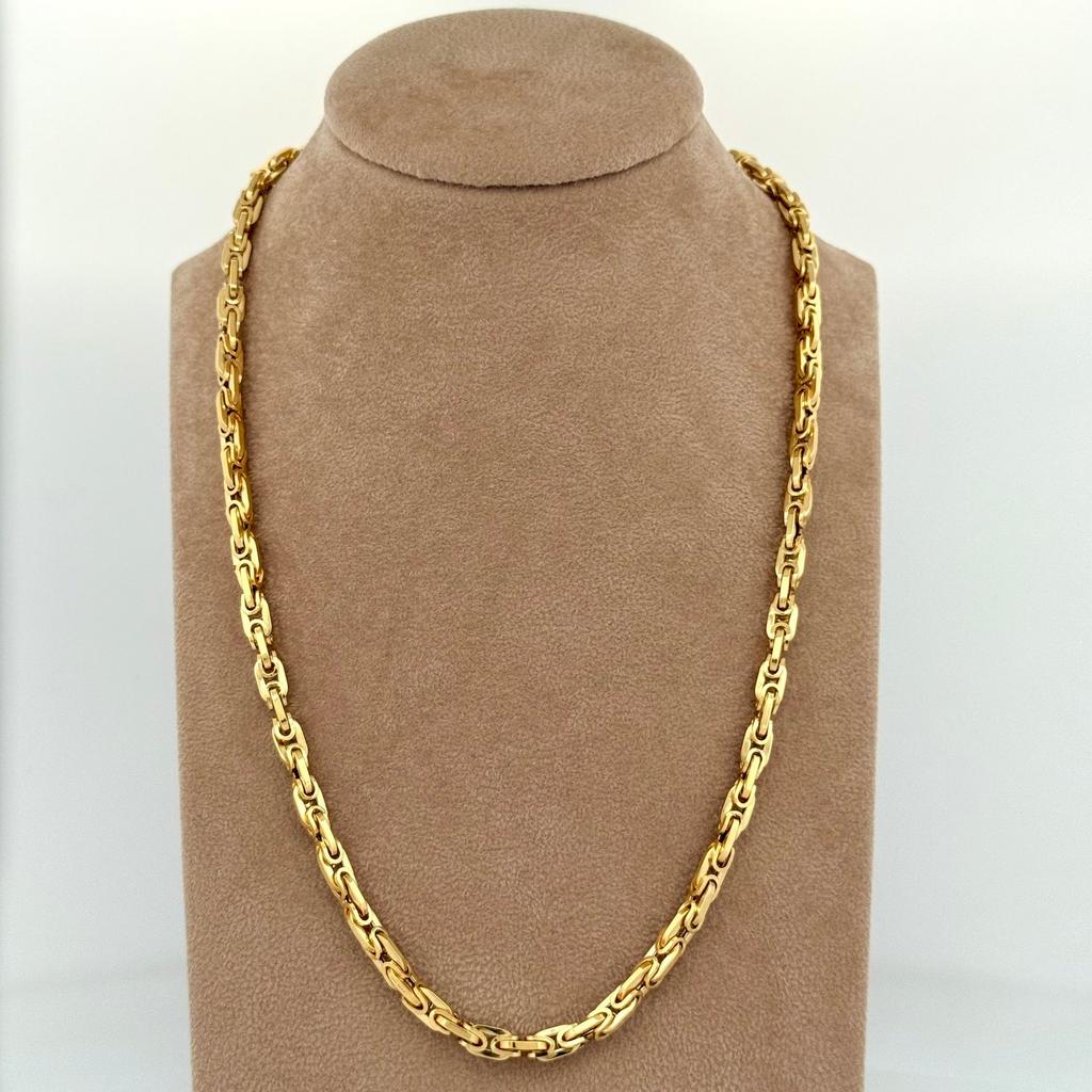 Gouden 18 karaats ketting 50 cm, Ophalen of Verzenden, Nieuw, Goud, Goud