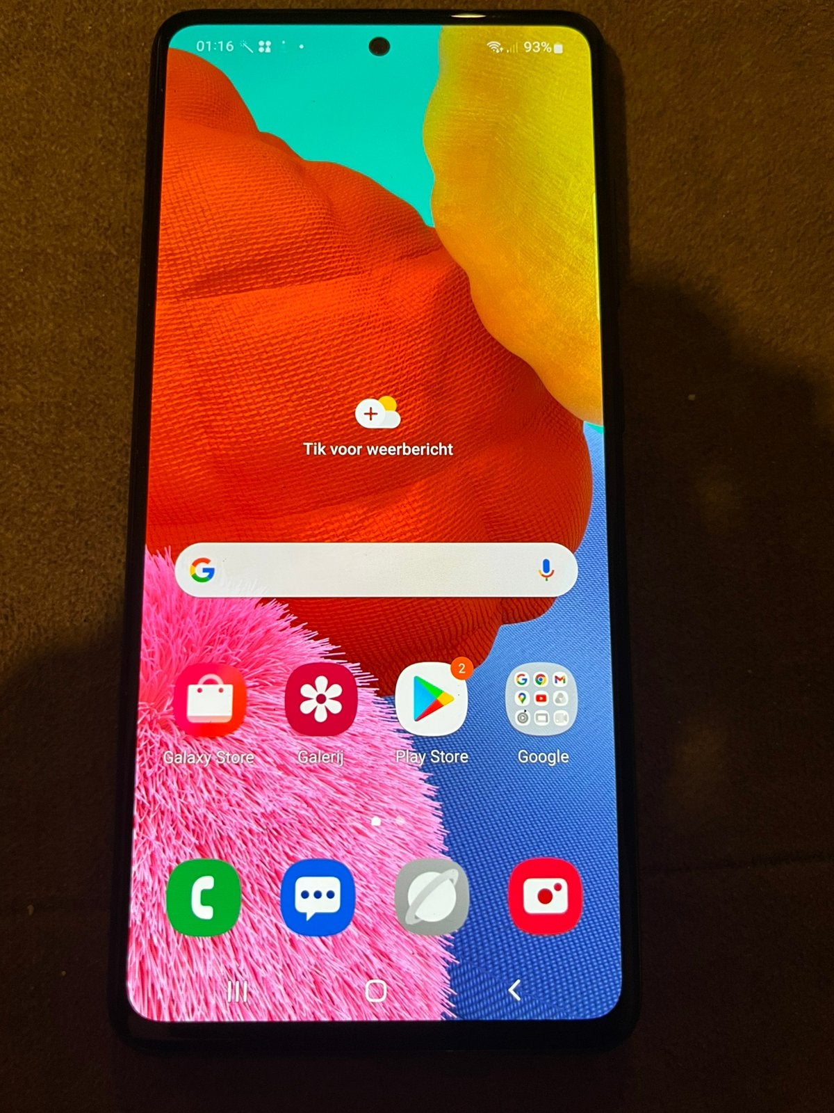 Samsung Galaxy A51 in werkelijke nieuwstaat, Telecommunicatie, Mobiele telefoons | Samsung, Blauw, Touchscreen, Ophalen of Verzenden