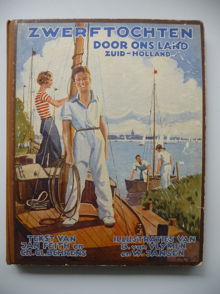 plaatjesboek Zwerftochten door ons land -ZUID -HOLLAND, Boeken, Prentenboeken en Plaatjesalbums, Ophalen of Verzenden, Gelezen