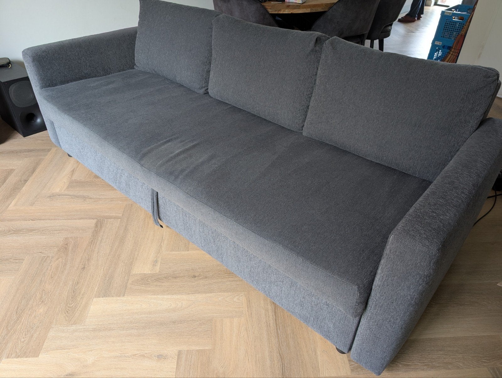 IKEA Friheten slaapbank - Grijs, met opbergruimte