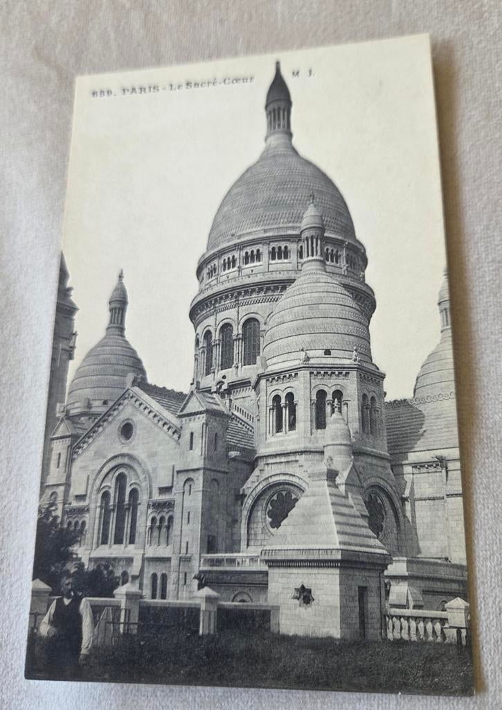 Basilique du Sacré-Cœur de Montmartre in Parijs, Verzenden, Voor 1920, Ongelopen, Frankrijk