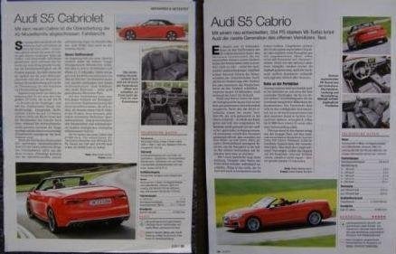 Audi S5 V8 Coupe / cabrio B9 Gen F5 ? eerst 17x autotest, Ophalen, Gelezen, Audi