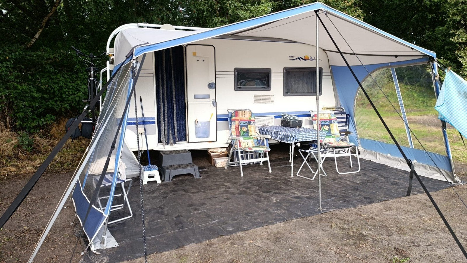 Isabella luifel maat 9 omloop 850-875 met carbon frame, Caravans en Kamperen, Ophalen of Verzenden, Zo goed als nieuw