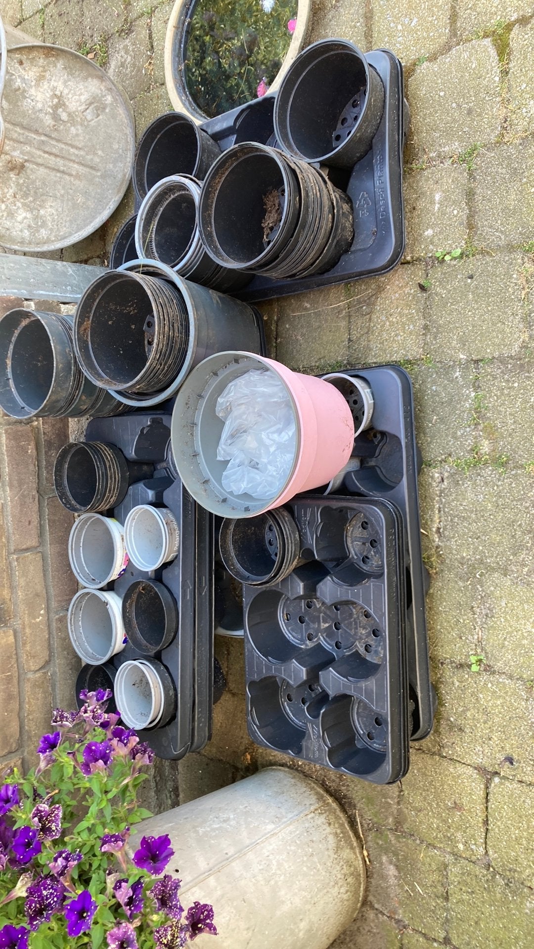 Bloempotten stekken, Tuin en Terras, Ophalen, Zo goed als nieuw